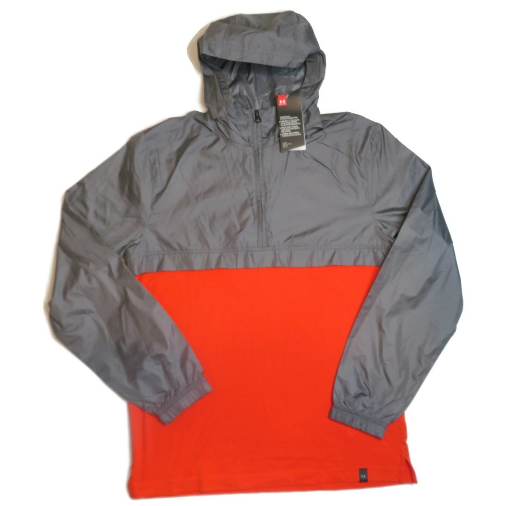 Under Armour 1/4 Zip Pullover Jacket Mens Medium Sportstyle Woven Anorak NWT New
